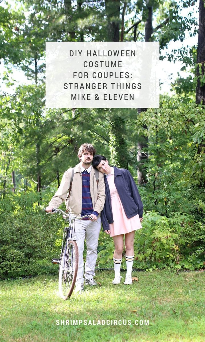 DIY Stranger Things Halloween Costume for Couples - Mike and Eleven