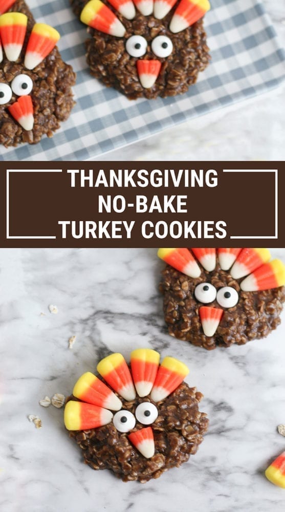 No-Bake Thanksgiving Turkey Cookies Recipe - Shrimp Salad Circus