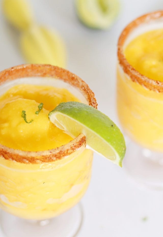 Frozen Mango Margarita Recipe from Scratch - Shrimp Salad Circus