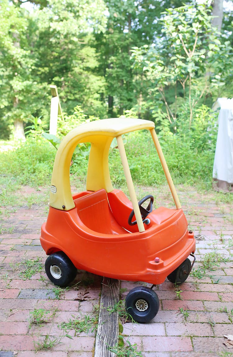 painted cozy coupe