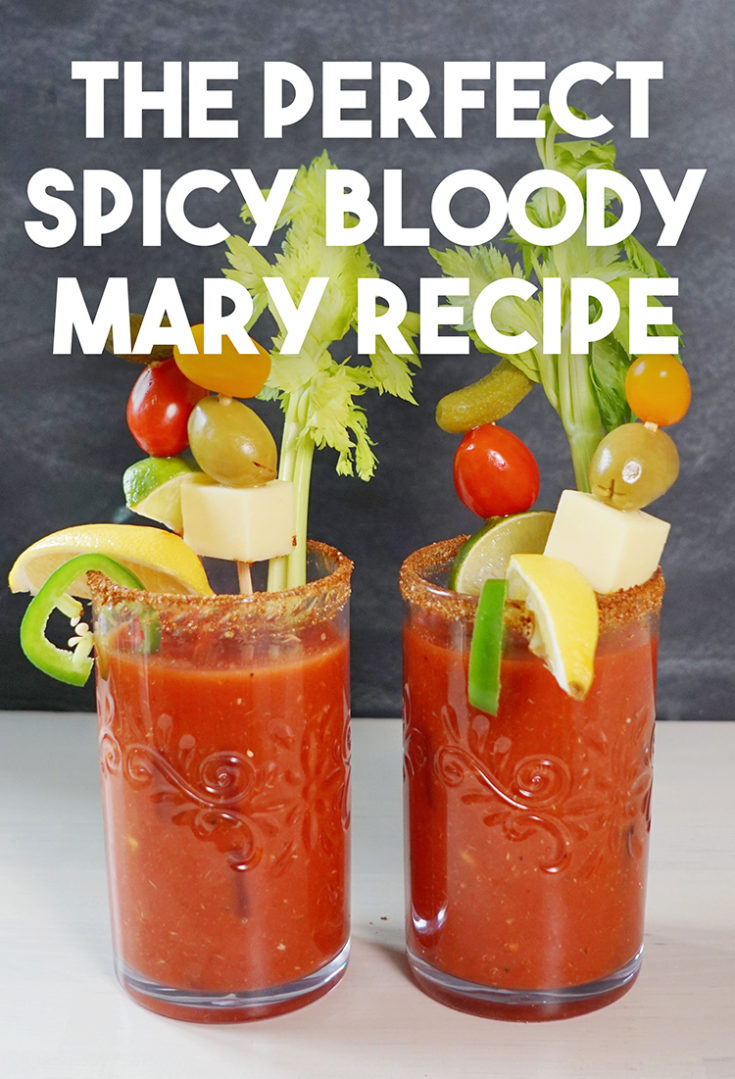 Homemade Spicy Recipe for Bloody Mary Mix - Shrimp Salad Circus